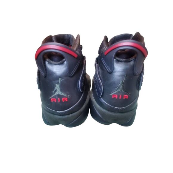 Nike Air Jordan 6 Rings LS Black Dark Army Red Sneakers Shoes Sz 12 main image 8